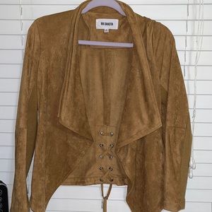 BB Dakota Brown Suede Jacket